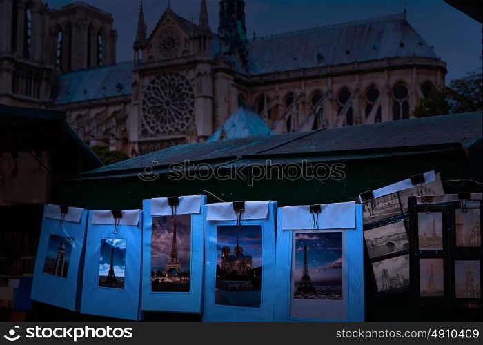 Saint Michel postcards in Notre Dame Paris photomount card images of my own copyright