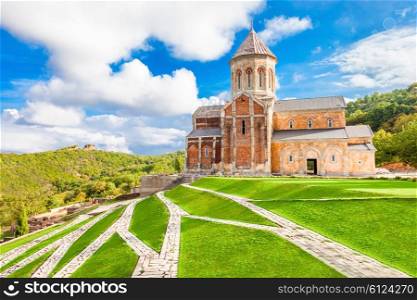 Saint Nino Bodbe Monastery is a Georgian Orthodox monastic complex and the seat of the Bishops of Bodbe near Sighnaghi, Georgia.