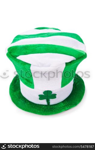 Saint Patrick holiday concept with green hat