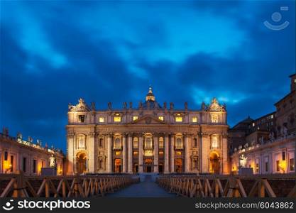 Saint Peter cathedral in Rome Italy