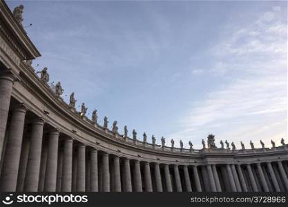 Saint Peter?s Square in Vatican,Italy