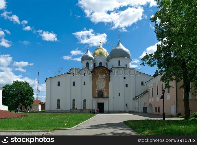 Saint Sophia&rsquo;s Cathedral . Veliky Novgorod. Russia