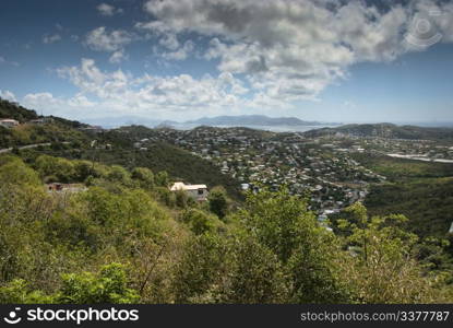 Saint Thomas Landscape and Colors, Caribbean