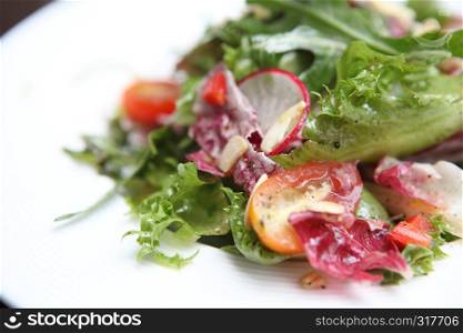 salad in close up