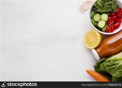 salad juice with copy space . Resolution and high quality beautiful photo. salad juice with copy space . High quality and resolution beautiful photo concept