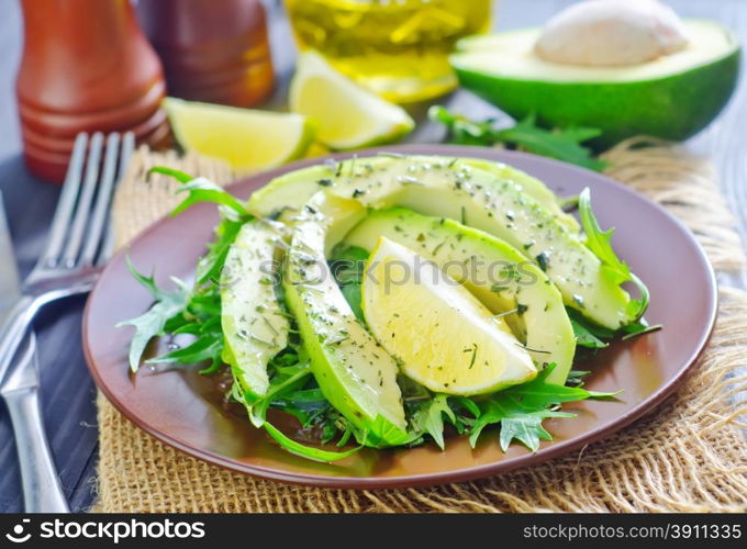 salad with avocado