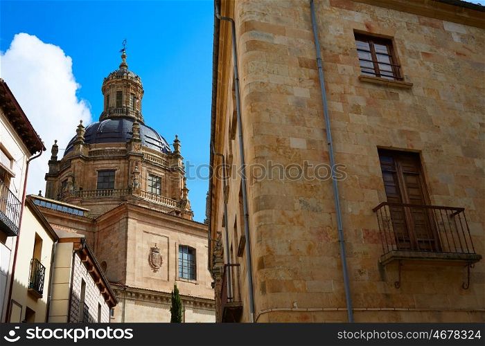 Salamanca university and Clerecia church in Spain