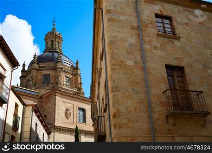 Salamanca university and Clerecia church in Spain