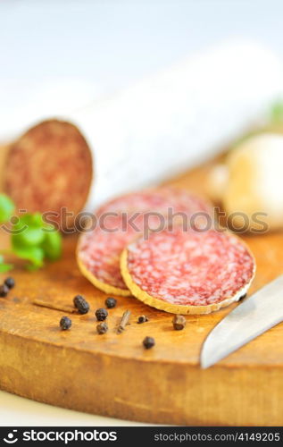 salami slices