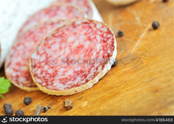 salami slices