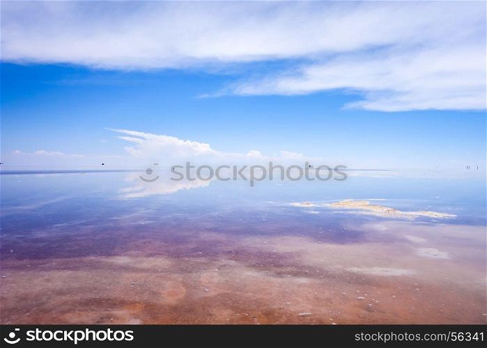 Salar de Uyuni salt flats desert, Andes Altiplano, Bolivia. Salar de Uyuni desert, Bolivia