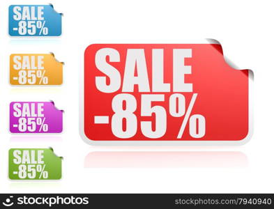 Sale 85% label set