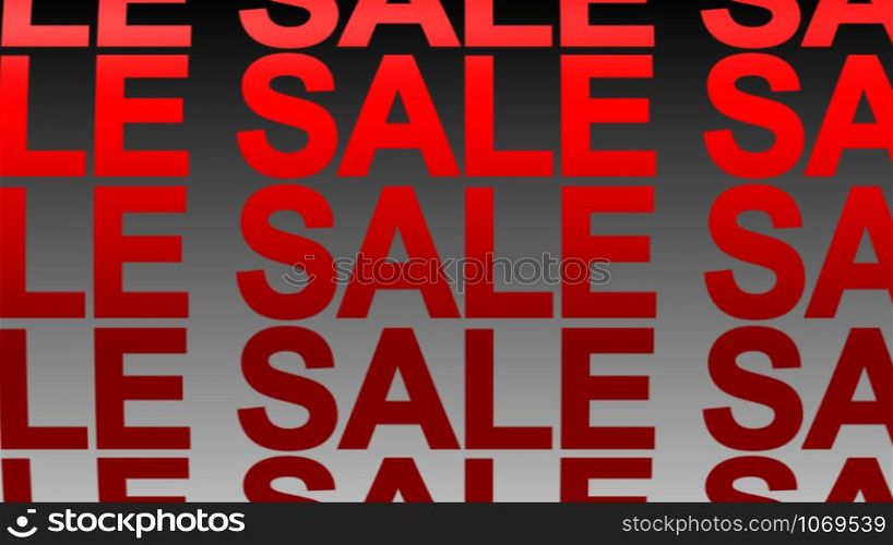 sale background for promo, concept of sale and clearance 3D rendering