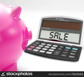 Sale Calculator Showing Price Reduction And Discounts