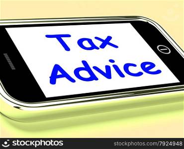 Sale Now On Mobile Message Shows Internet Discounts. Tax Advice On Phone Showing Taxation Help Online