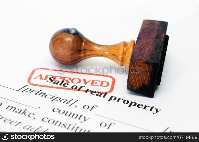 Sale of property form