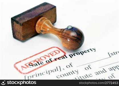 Sale of real property form