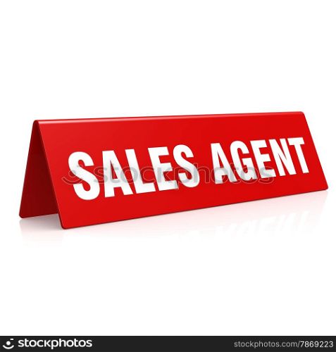 Sales agent banner image with hi-res rendered artwork that could be used for any graphic design.. Sales agent banner
