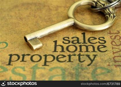 Sales home property concept