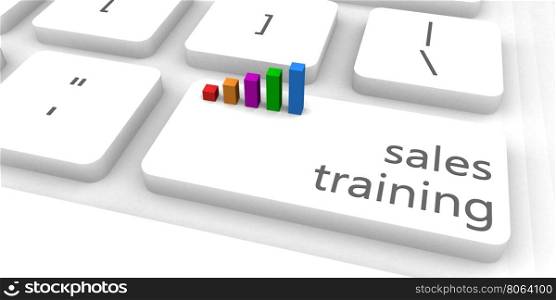 Sales Training as a Fast and Easy Website Concept. Sales Training