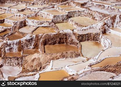 Salinas de Maras salt mine near Cusco, Peru