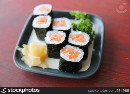 Salmon Maki sushi