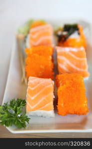 Salmon Maki sushi