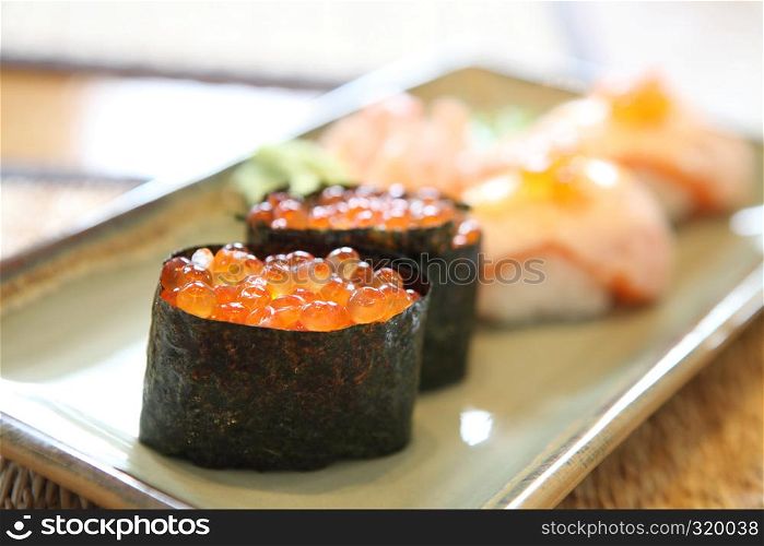Salmon Roe sushi