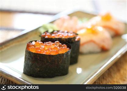 Salmon Roe sushi