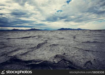 Salt desert in Utan, Bonneville