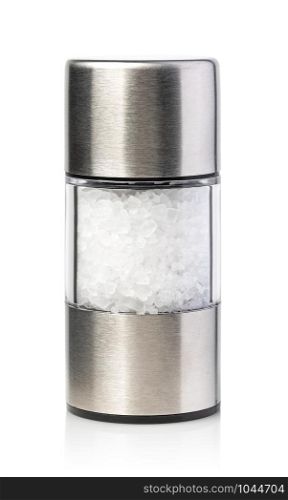 salt grinders isolated on white. salt grinders