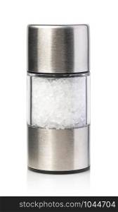 salt grinders isolated on white. salt grinders