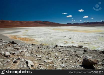 salt lake Salar de Pujsa, Chile