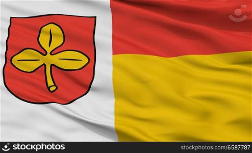 Salzkotten City Flag, Country Germany, Closeup View. Salzkotten City Flag, Germany, Closeup View