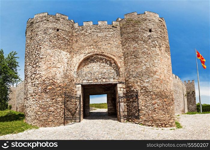 Samuil&rsquo;s Fortress is a fortress in the old town, Ohrid, Macedonia