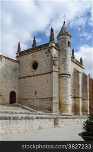 San Antonin Church at Tordesillas (Spain), located in Valladolid province, place where Catholic Monarchs signed the Treaty of Tordesillas with the Portuguese crown in 1494.