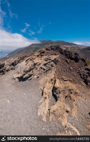San Antonio volcano in La Palma island, Canary islands, Spain.