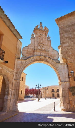 San Clemente village in Cuenca at Castile La Mancha by Saint James Way of levante