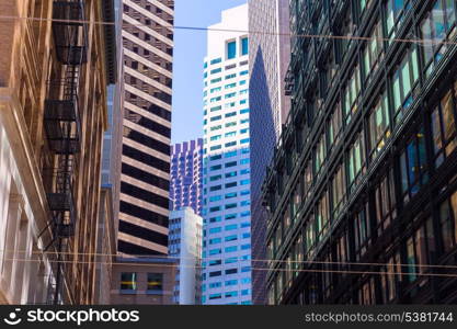 San Francisco Downtown buildings at California USA