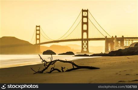 San Francisco Golden Gate Bridge in California USA