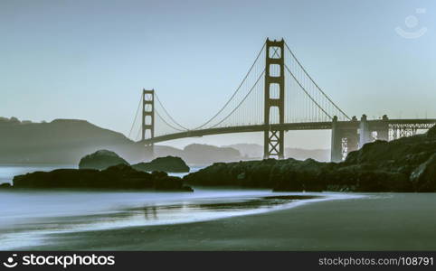 San Francisco Golden Gate Bridge in California USA