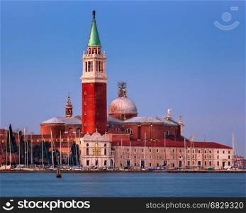 San Giorgio Maggiore Church in the Morning, Venice, Italy