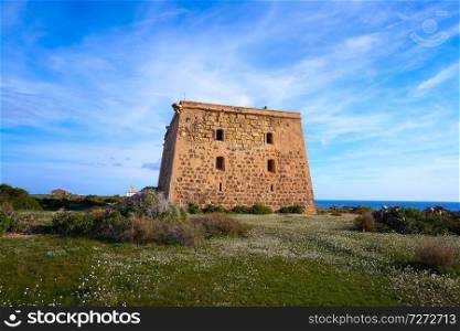 San Jose tower in Nova Tabarca island of Alicante Spain