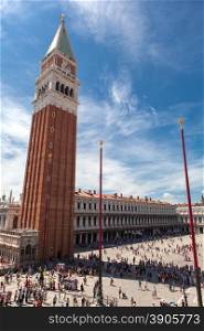 San Marco square in Venice, Italy. Most visited and famous square in Venice.