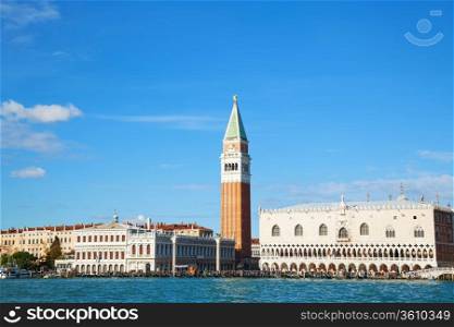 San Marco square in Venice, Italy on a sunny day