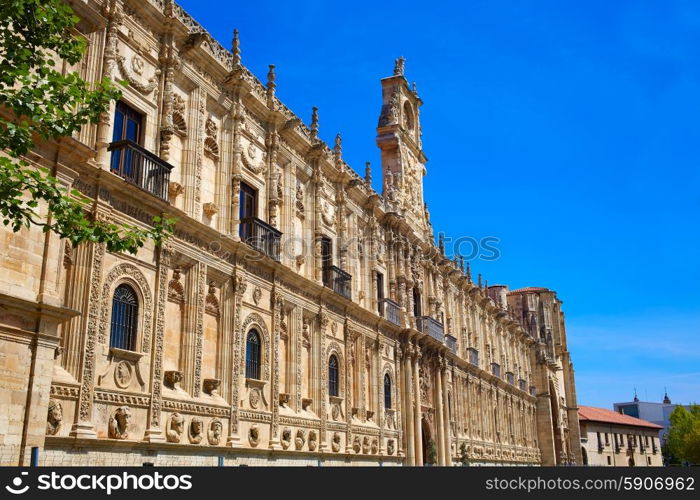 San Marcos in Leon at the way of Saint James Castilla Spain