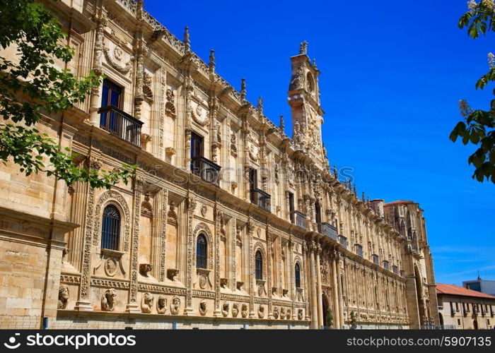 San Marcos in Leon at the way of Saint James Castilla Spain