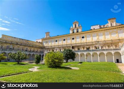 San Martina Certosa in a summer day in Naples, Italy