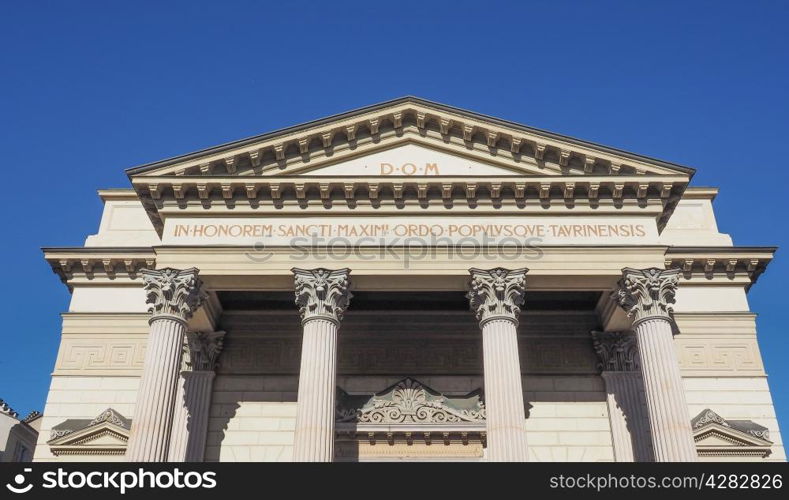 San Massimo church Turin. Chiesa di San Massimo church in Turin Italy