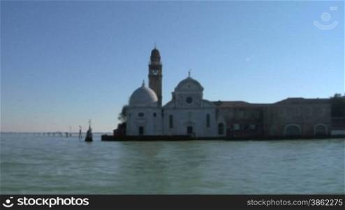San Michele island in venetian lagoon, Italy